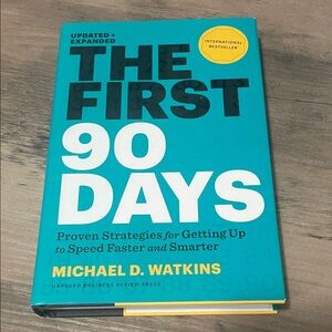 Indigo Teal Hardcover Book - The First 90 Days